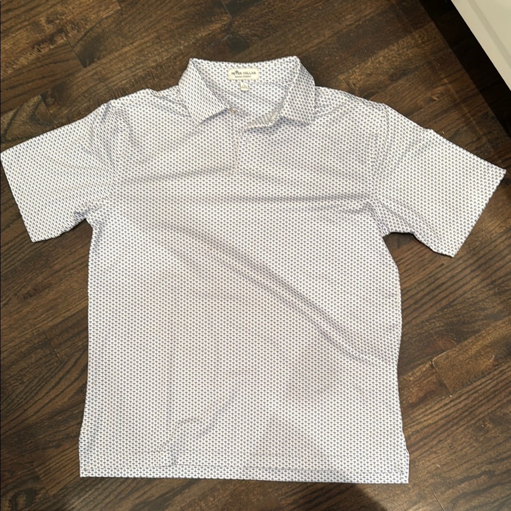 Peter Millar Blue Polo Lightweight Versatile